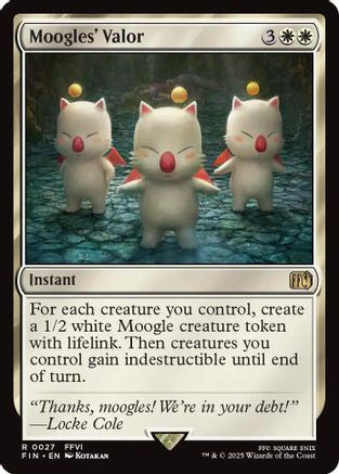 Moogles' Valor (FIN-027) (Foil)