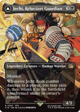 Jecht, Reluctant Guardian // Braska's Final Aeon (FIN-363) (Borderless) (Foil)