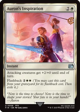 Auron's Inspiration (FIN-008) (Foil)