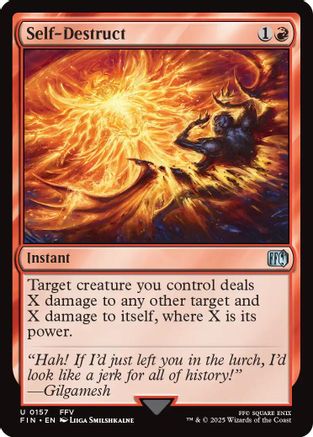 Self-Destruct (FIN-157) (Foil)