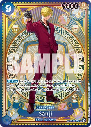 Sanji (SP) (OP06-119) (Foil)