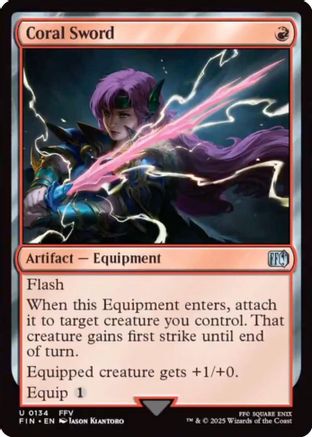 Coral Sword (FIN-134) (Foil)