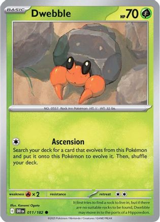 Dwebble (DRI-011) (Reverse Holofoil)