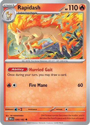 Rapidash (DRI-030) (Reverse Holofoil)