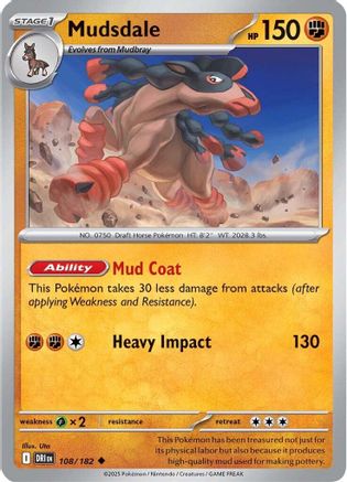 Mudsdale (DRI-108) (Reverse Holofoil)