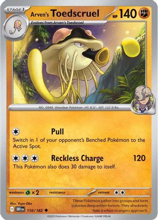 Arven's Toedscruel (DRI-110) (Reverse Holofoil)
