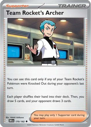 Team Rocket's Archer (DRI-170) (Reverse Holofoil)