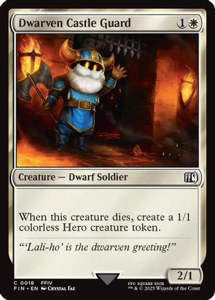 Dwarven Castle Guard (FIN-018) (Foil)