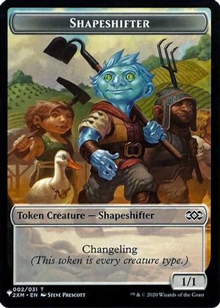 Shapeshifter // Dog Double-Sided Token (LIST-2 // 1)