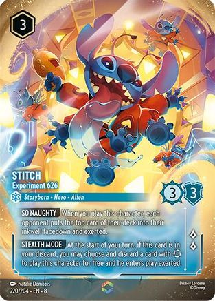 Stitch - Experiment 626 (Enchanted) (8-220) (Holofoil)