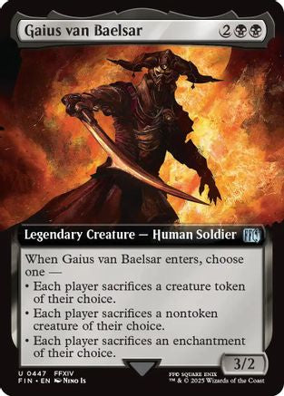 Gaius van Baelsar (FIN-447) (Extended Art) (Foil)
