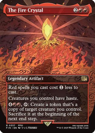 The Fire Crystal (FIN-337) (Borderless) (Foil)