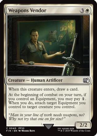 Weapons Vendor (FIN-040) (Foil)