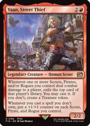 Vaan, Street Thief (FIN-168) (Foil)