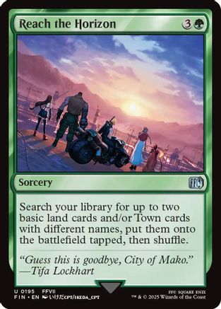 Reach the Horizon (FIN-195) (Foil)