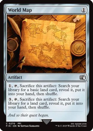 World Map (FIN-270) (Foil)