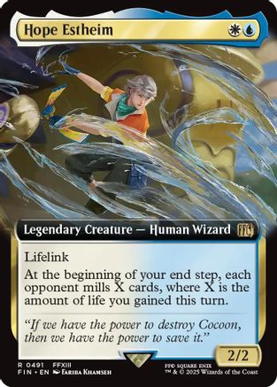 Hope Estheim (FIN-491) (Extended Art) (Foil)