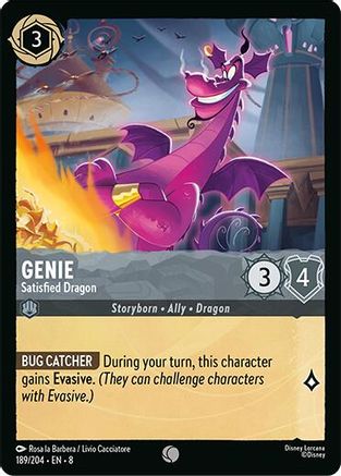 Genie - Satisfied Dragon (8-189) (Cold Foil)