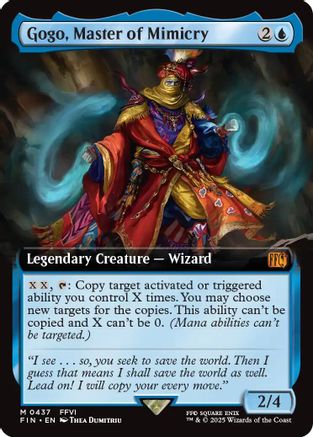 Gogo, Master of Mimicry (FIN-437) (Extended Art) (Foil)