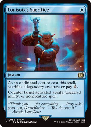 Louisoix's Sacrifice (FIN-059) (Foil)