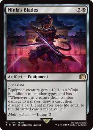 Ninja's Blades (FIN-108) (Foil)