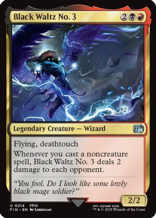 Black Waltz No. 3 (FIN-214) (Foil)