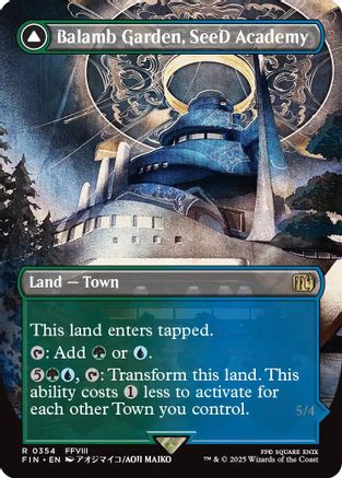 Balamb Garden, SeeD Academy (Borderless) (FIN-354) (Foil)