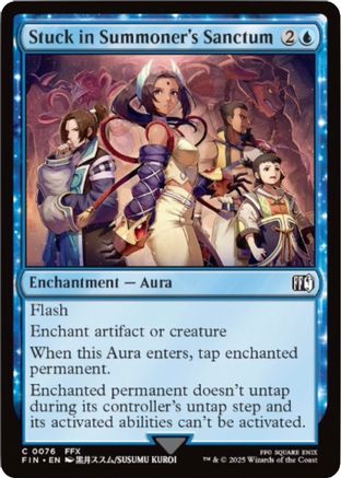 Stuck in Summoner's Sanctum (FIN-076) (Foil)
