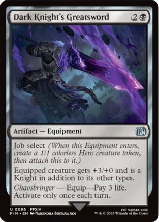 Dark Knight's Greatsword (FIN-095) (Foil)