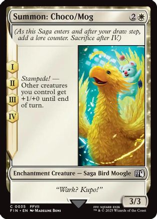 Summon: Choco/Mog (FIN-035) (Foil)