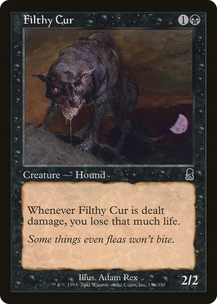 Filthy Cur (ODY-136) (Foil)
