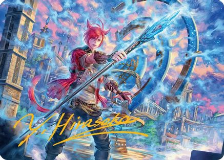 G'raha Tia, Scion Reborn Art Card (19) (Gold-Stamped Signature) (AAFIN-019)