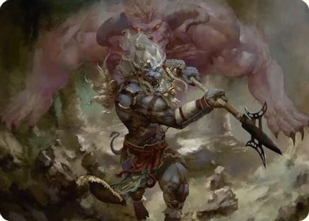 Kimahri, Valiant Guardian Art Card (AAFIN-029)