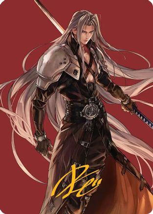 Sephiroth, Fabled SOLDIER Art Card (Gold-Stamped Signature) (AAFIN-044)