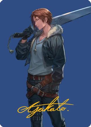 Squall, SeeD Mercenary Art Card (Gold-Stamped Signature) (AAFIN-047)