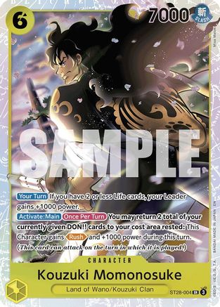 Kouzuki Momonosuke (ST28-004) (Foil)