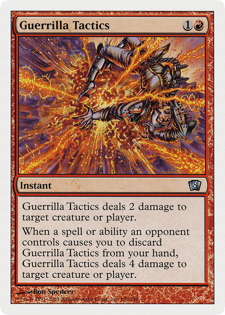 Guerrilla Tactics (8ED-192★) (Foil)