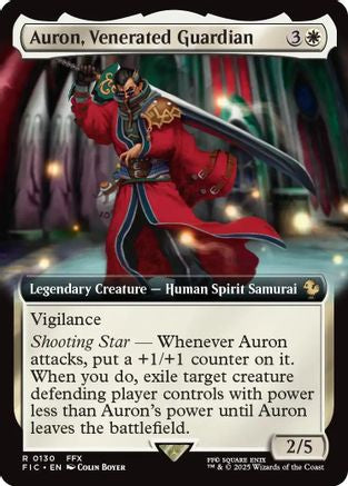 Auron, Venerated Guardian (Extended Art) (FIC-130) (Foil)