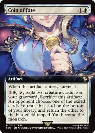 Coin of Fate (Extended Art) (FIC-104) (Foil)