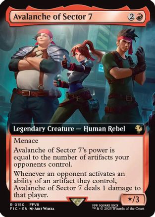 Avalanche of Sector 7 (Extended Art) (FIC-150) (Foil)