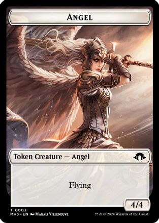Eldrazi Spawn // Angel Double-Sided Token (MH3-2 // 3) (Foil)