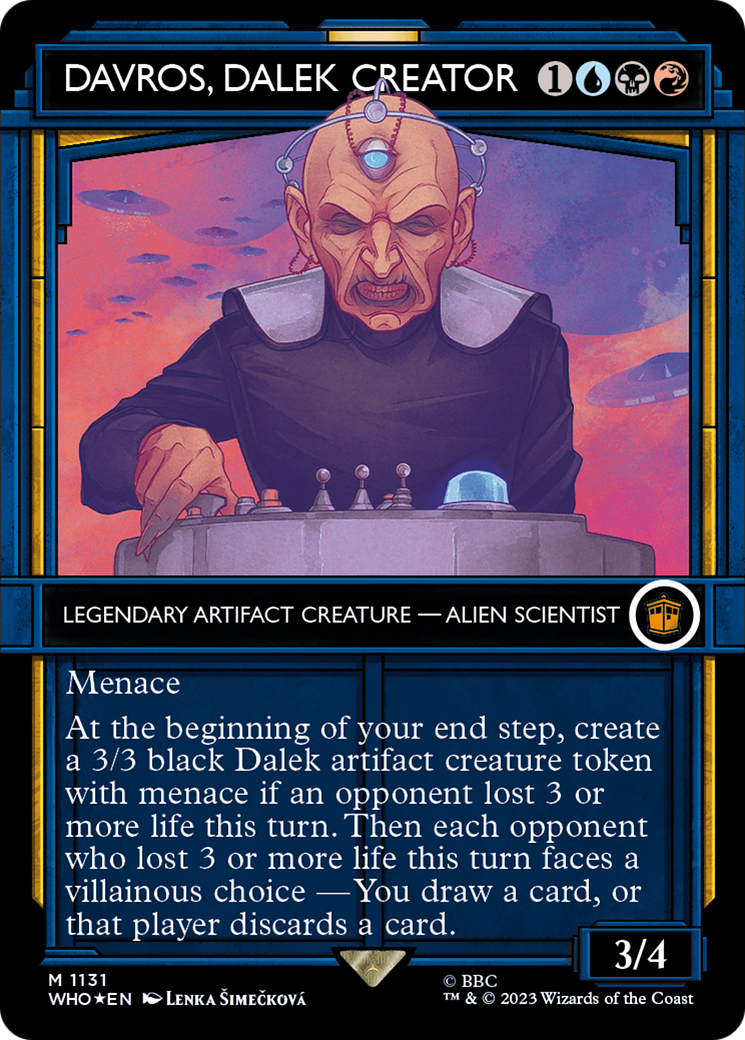 Davros, Dalek Creator (WHO-1131) (Showcase) (Borderless) (Surge Foil)