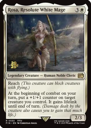 Rosa, Resolute White Mage (PRE-555) (Foil)