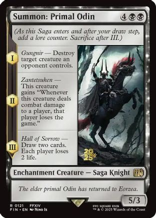 Summon: Primal Odin (PRE-121) (Foil)