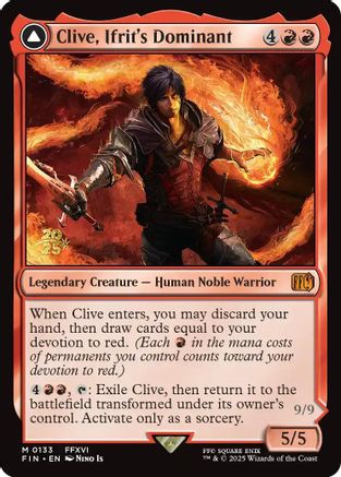 Clive, Ifrit's Dominant (PRE-133) (Foil)