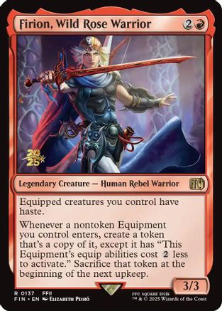 Firion, Wild Rose Warrior (PRE-137) (Foil)