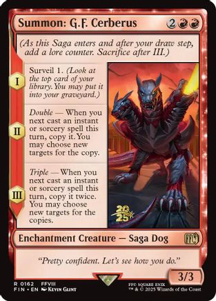 Summon: G.F. Cerberus (PRE-162) (Foil)