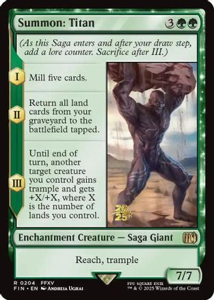 Summon: Titan (PRE-204) (Foil)