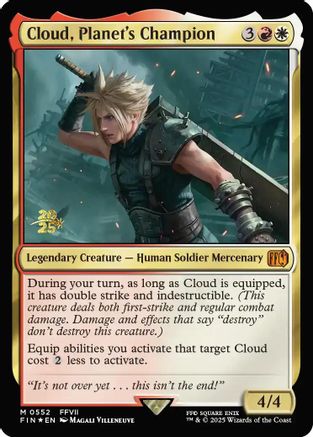 Cloud, Planet's Champion (PRE-552) (Foil)