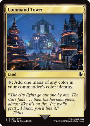 Command Tower (0486) (Surge Foil) (FIC-486)